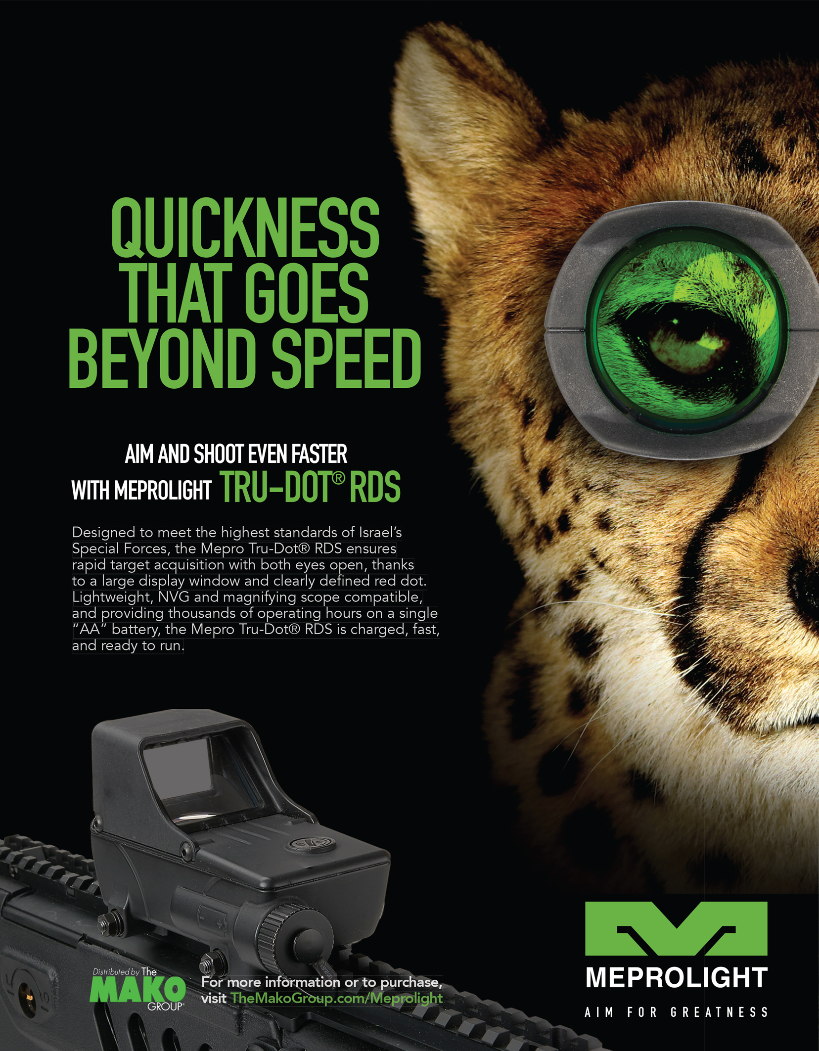Mako Meprolight ad - Quickness that goes beyond speed