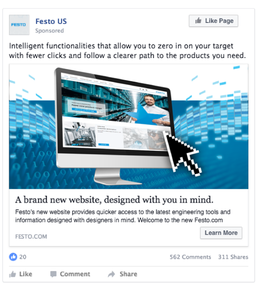 Festo Facebook Ad